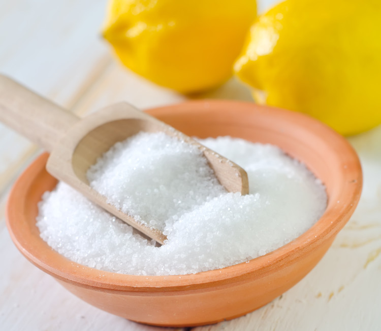 Применение лимонной кислоты для чистки кухонного текстиля