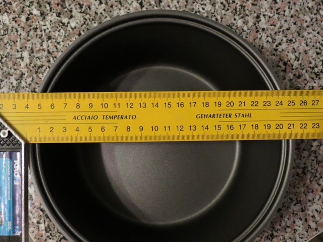Как определить диаметр посуды