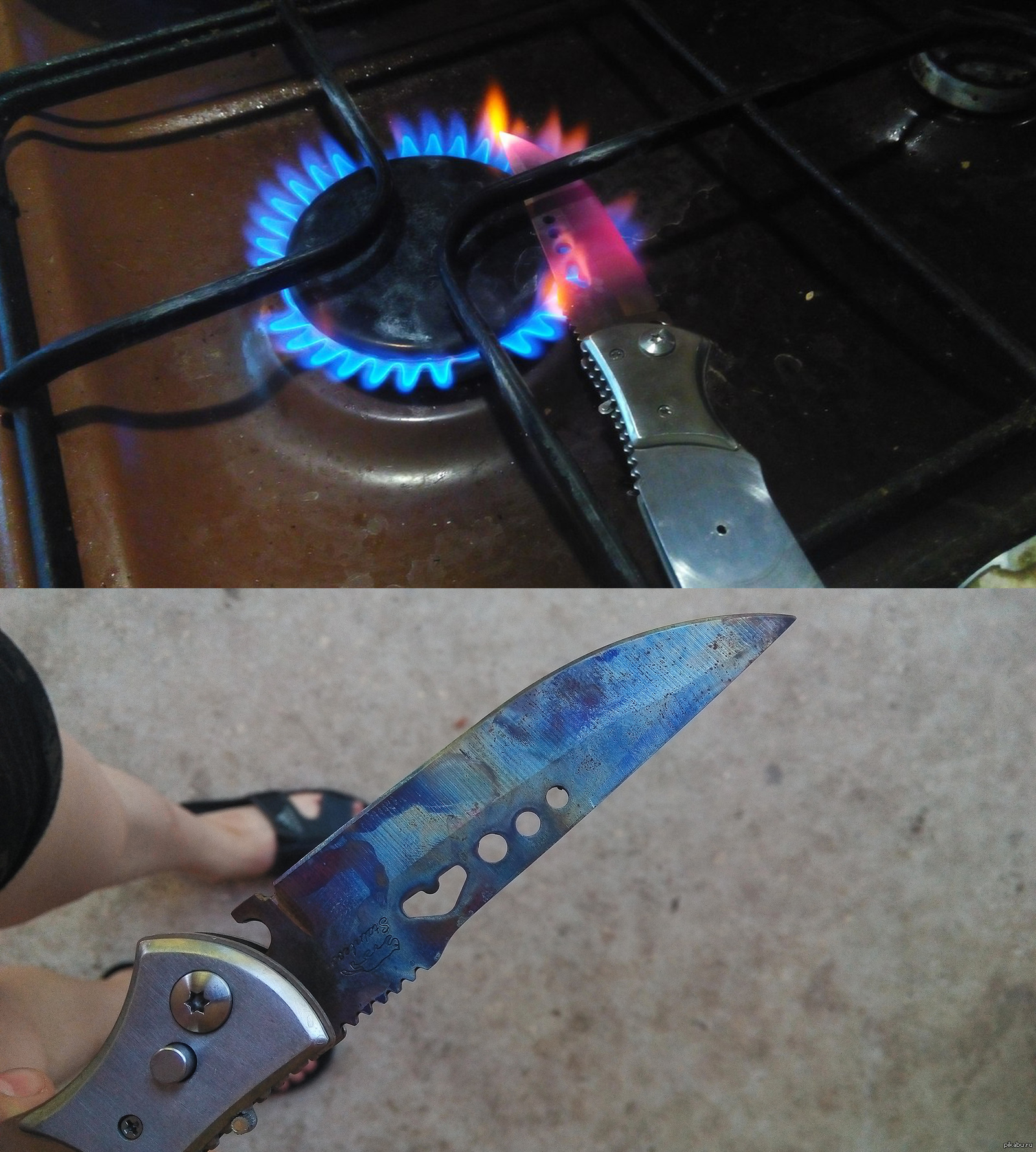 Газовая плита для закалки ножа своими руками