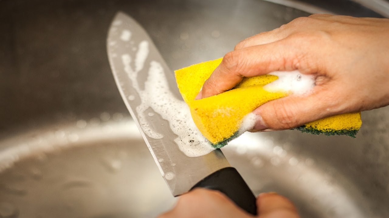 Как правильно мыть ножи