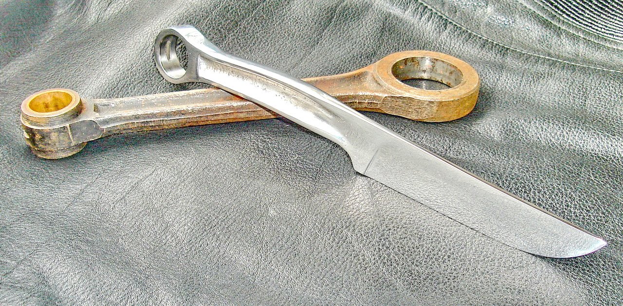 Кованные ножи из шатунов