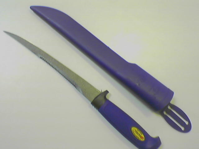 Нож длинный с изогнутым лезвием