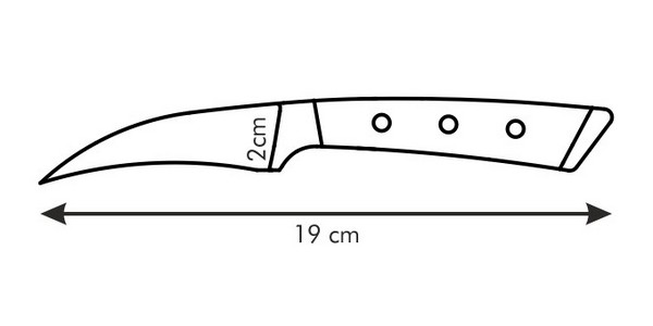 Чертеж фигурного ножа